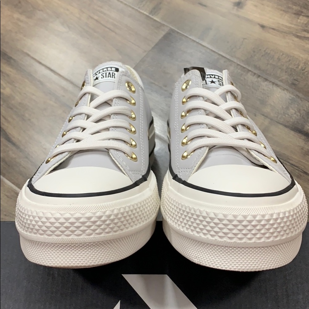 CONVERSE CTAS LIFT OX PLATFORM mouse/vintage white - Picture 8 of 16